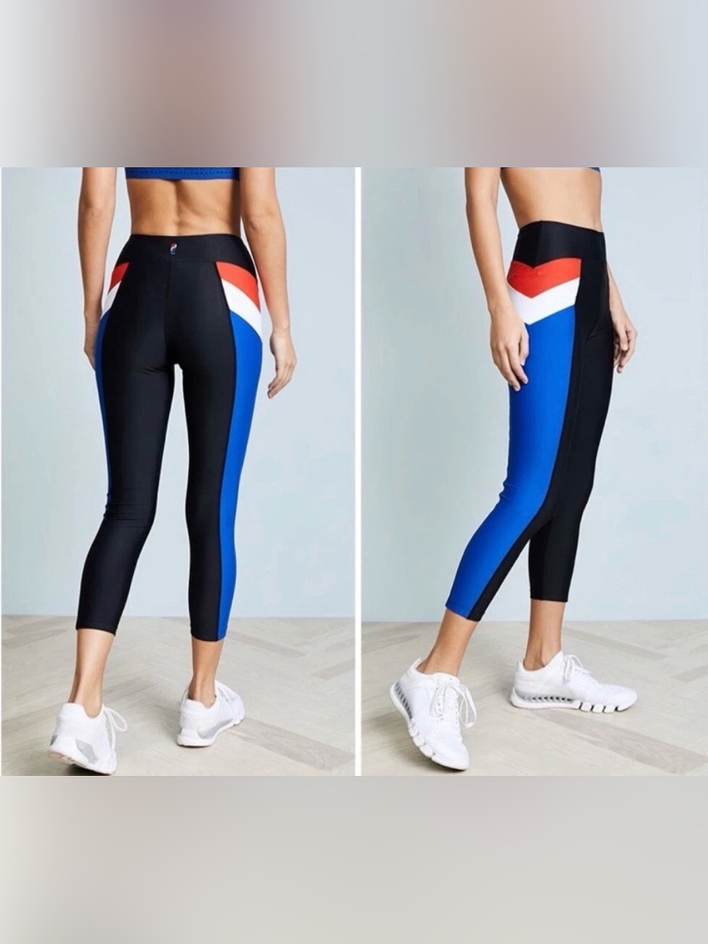 P.E. Nation Time Out 7/8 Active Leggings - White